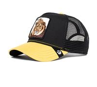 Goorin Bros., The Farm, Cappello trucker stagionale con chiusura a scatto regolabile sul retro, unisex, modello Gold The Lion, taglia unica, Taglia unica