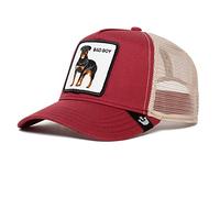 Goorin Bros., The Farm, Cappello trucker stagionale con chiusura a scatto regolabile sul retro, unisex, modello The Baddest Boy, rosso, taglia unica, Taglia unica