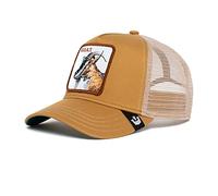 Goorin Bros., The Farm, cappello trucker unisex, con chiusura a scatto regolabile, colore kaki (motivo Goat), taglia unica, Cachi, Taglia unica