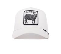 Goorin Bros., The Farm, Cappello trucker unisex, con chiusura a scatto regolabile sul retro, in mesh, avorio (The Black Sheep), taglia unica, taglia unica