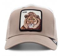 Goorin Bros., The Farm - Cappello trucker unisex, regolabile con chiusura a scatto, motivo The Lion King (Re Leone), colore kaki, taglia unica, taglia unica