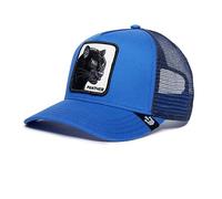 Goorin Bros., The Farm Core, Cappello trucker unisex, con chiusura a scatto regolabile sul retro, blu reale (modello The Panther), taglia unica, taglia unica