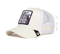 Goorin Bros., The Farm, The Freedom Eagle - Cappellino trucker unisex, chiusura a scatto regolabile, bianco, motivo: White Tiger, taglia unica, Taglia unica