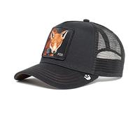 Goorin Bros. The Fox Volpe Nero Berretto da Camionista Regolabile