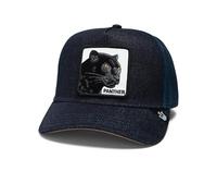 Goorin Bros. The Panther Pantera Design in Denim Blu Scuro Berretto da Camionista Regolabile