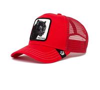 Goorin Bros. Trucker - Cappellino modello “The Panther”, colore: rosso, Colore: rosso, Taglia unica