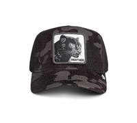 BASEBALL CAP PANTHER CAMO COLA IN VELLUTO NERO GRIGIO