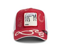 Goorin Horse Play Collection Cappello da camionista per uomo e donna, Rosso (Way Up), Taglia unica
