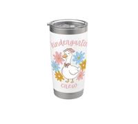 Goose Back to School Kindergarten Crew Bicchiere termico in acciaio inox doppia parete