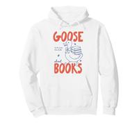 Goose Book Club Reader Book Lover Silly Bookworm Bookish Felpa con Cappuccio