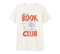 Goose Book Club Reader Book Lover Silly Bookworm Bookish Maglietta Premium