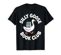 Goose Books Club Lettura Divertente Booklover Maglietta
