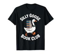 Goose Books Club Lettura Divertente Booklover Maglietta