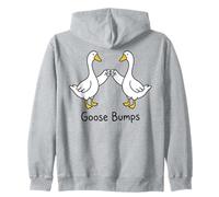 Goose Bumps Funny Silly Goose Meme Felpa con Cappuccio