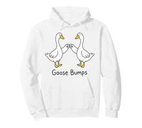 Goose Bumps Funny Silly Goose Meme Felpa con Cappuccio