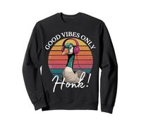 Goose Listening to Music Tee | Funny Autism Sensory Goose Felpa