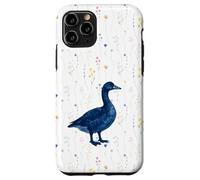 Goose Lover Vintage Blue Cottagecore Nature Bird Watching Custodia per iPhone 11 Pro