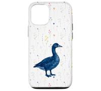 Goose Lover Vintage Blue Cottagecore Nature Bird Watching Custodia per iPhone 12/12 Pro