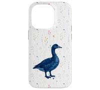 Goose Lover Vintage Blue Cottagecore Nature Bird Watching Custodia per iPhone 14 Pro