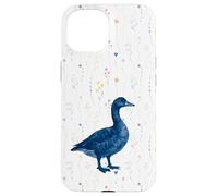 Goose Lover Vintage Blue Cottagecore Nature Bird Watching Custodia per iPhone 15