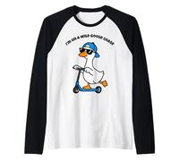 Goose Meme Bambini Ragazzi Bambini Bambini Uomini papà su Un Goose Chase Maglia con Maniche Raglan
