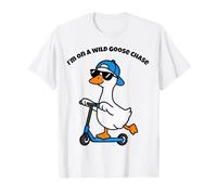 Goose Meme Bambini Ragazzi Bambini Bambini Uomini papà su Un Goose Chase Maglietta