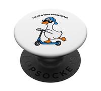 Goose Meme Bambini Ragazzi Bambini Bambini Uomini Papà su un Goose Chase PopSockets PopGrip Adesivo