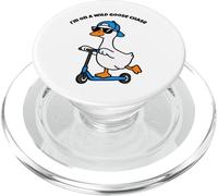 Goose Meme Bambini Ragazzi Bambini Bambini Uomini Papà su un Goose Chase PopSockets PopGrip per MagSafe