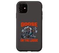 Goose on the Loose Motociclista Custodia per iPhone 11