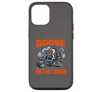 Goose on the Loose Motociclista Custodia per iPhone 12/12 Pro