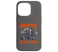 Goose on the Loose Motociclista Custodia per iPhone 13 Pro