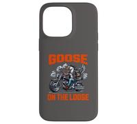 Goose on the Loose Motociclista Custodia per iPhone 14 Pro Max