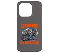 Goose on the Loose Motociclista Custodia per iPhone 15 Pro