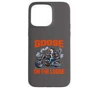 Goose on the Loose Motociclista Custodia per iPhone 15 Pro Max