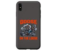 Goose on the Loose Motociclista Custodia per iPhone XS Max