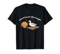 Goose What If I'm Not Silly, Meme Divertente, Design retrò Maglietta