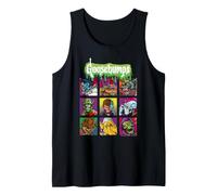 Goosebumps Classic Monsters Pop Comic Art Grid Panels Canotta