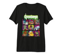 Goosebumps Classic Monsters Pop Comic Art Grid Panels Maglietta Premium