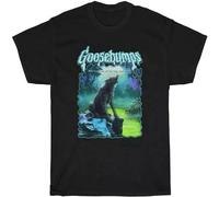 Goosebumps The Werewolf of Fever Swamp Unisex 100% Cotton Short-Sleeve T-Shirts Black S