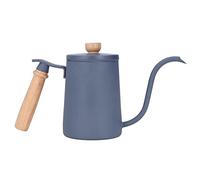 Gooseck guavilla, 600 ml di acciaio inossidabile con foro di ventilazione, persino riscaldando il bollitore del bollitore, per versare il caffè per accamparsi a casa (Azul)