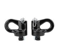 Gooseneck Chain Anchors 60691 High Strength Cast Steel Puck System Compatible with 2500 HD 3500 HD and XD for Duty Towing with Large Opening and /4 Inch Receiver Hitch