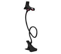 Gooseneck Phone Holder - Bed Phone Holder, Table Phone Holder | Flexible Lazy Arm Phone Mount, Heavy Duty Cell Phone Clamp Clip, Mobile Stand Baby Monitor for Desk, Bedside, Kitchen, Gyms