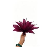 GOOSLA Piante di agave artificiale, 45 cm, grandi, resistenti ai raggi UV, per interni ed esterni, piante artificiali per esterni, confezione da 2, viola