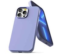 Goospery Silicone liquido compatibile con iPhone 13 Pro Max, Silky-Soft Touch, protezione totale del corpo in silicone liquido antiurto con morbida fodera in microfibra (grigio lavanda)