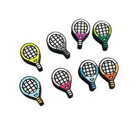 GOOTHDY 8 ammortizzatori in Silicone per Racchetta da Tennis dei | Accessori da tennis resistenti in stile cartone animato, facili da usare, antivibranti in silicone, ricambio