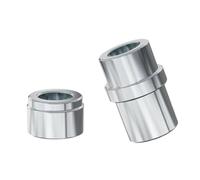 GOOTHDY Adattatore per rullo da ciclismo domestico, hardware conversione passante posteriore per telai da 142 a 148, contatto lavorato in acciaio, configurazione per stabile ghiaia e