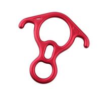 GOOTHDY Attrezzatura Professionale per Arrampicata Roccia Figure 8 Discensore Discesa e controllata in Ambiente alpinistico Otto discensori in Lega Alluminio Dispositivo per la Discesa