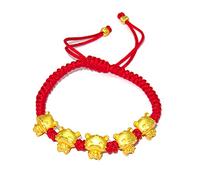 GOOTHDY Bracciale a corda per l ' anno della tigre Versione coreana del braccialetto a corda intrecciata a mano della tigre delle Cinque Corda lavorata a mano