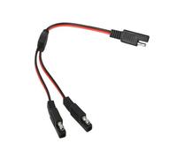 GOOTHDY Cavo prolunga automobilistico SAE da 1 a 2 SAE Power, 18 AWG | Connettori automobilistici alimentazione SAE, cavo sdoppiatore a Y SAE 18 AWG, per batteria del rimorchio del
