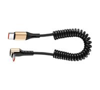 GOOTHDY Cavo Ricarica a Spirale a Molla, Three Dimensional st | Ricarica PD da 240 W con cavo a spirale rinforzato a molla per un ' ampia compatibilità, per l ' uso in viaggio a casa